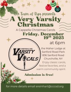 A very Varsity Christmas card